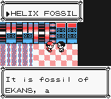 the helix fossil contains Ekans