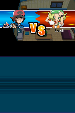 Pre-battle screen, Bianca is called "Lowell"