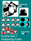 a Gen 1 sheet for Snorlax