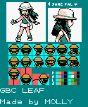 a Gen 2 sheet for Leaf, credit Molly