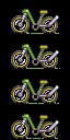 the bike itself (ruby/sapphire)